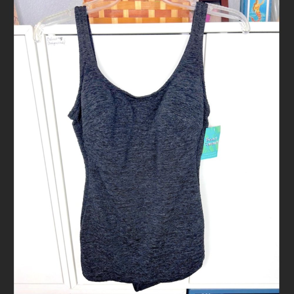 1990's Deadstock Retro Black Swimsuit